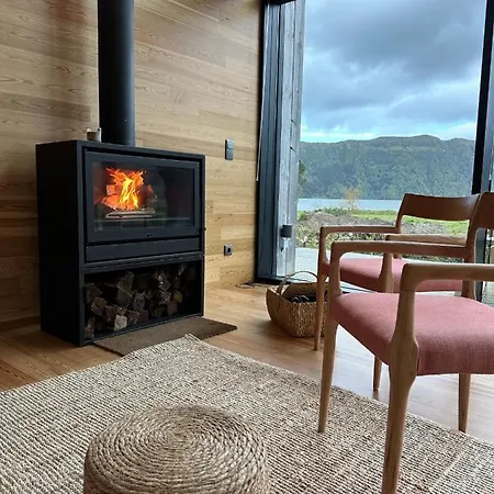 Sete Cidades - Casa Da Lagoa Шале *